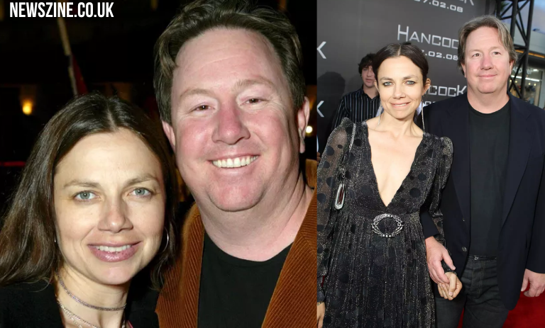 Justine Bateman and Mark Fluent