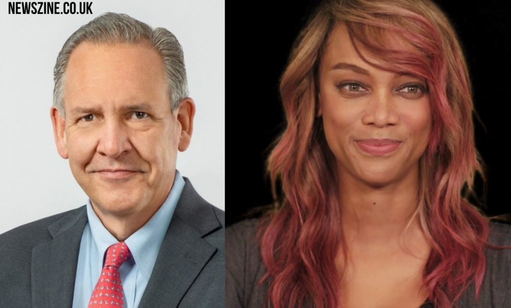 Tyra Banks and Greg Hayes