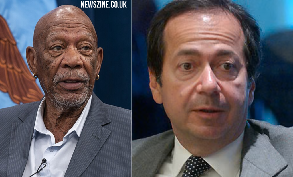 Morgan Freeman and John Paulson